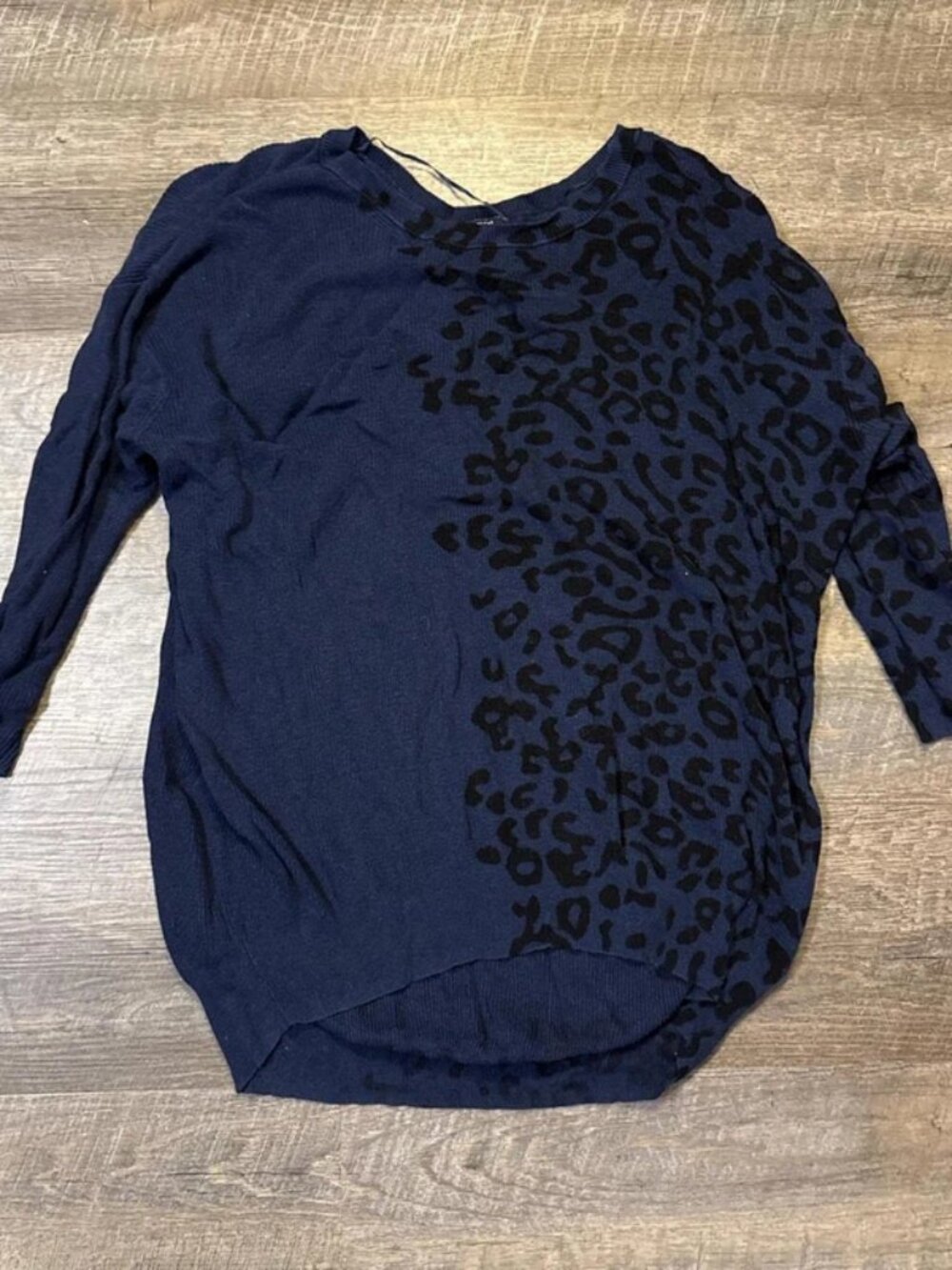 Apt. 9 Women's Navy and Black Jumper
